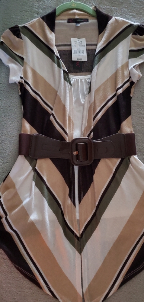 2 in 1 top with belt